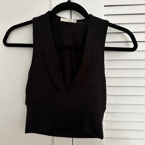 Aritzia Wilfred Free Top in Black (Size Small)
